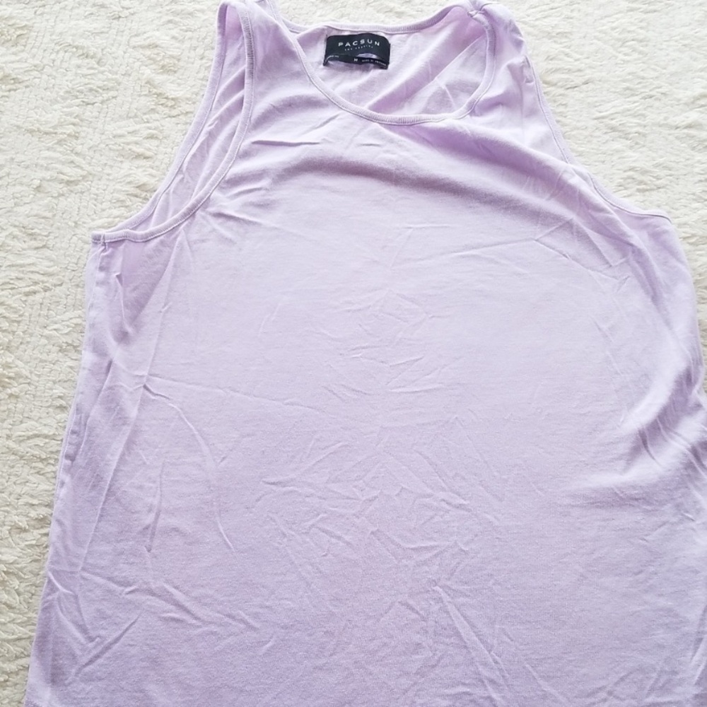 Lavender Tank Top size medium pacsun longer fit